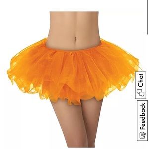 Party City Orange Tutu Skirt